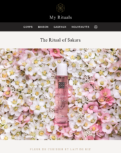 e-mailing - Marketing relationnel - Newsletter - My Rituals - 04/2023