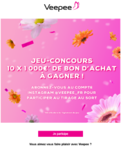 e-mailing - Marketing Acquisition - Jeu promo - Veepee - 04/2023