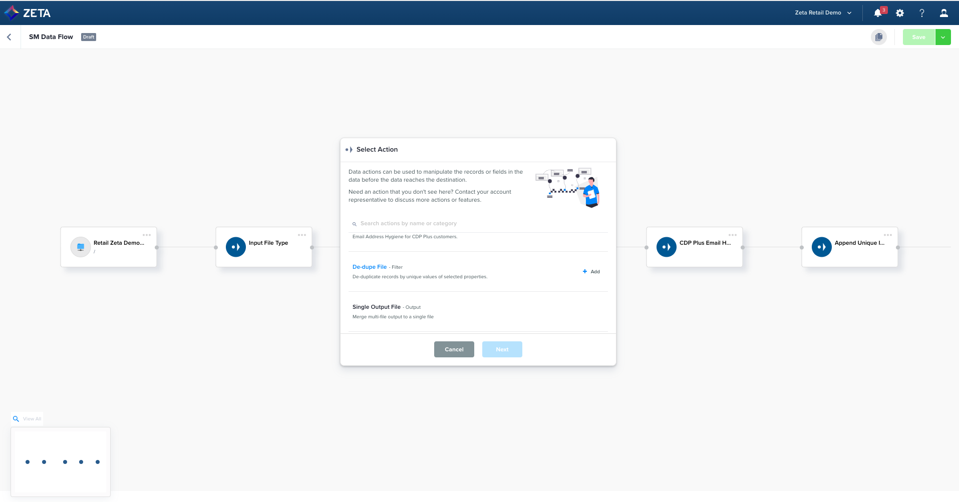 zeta marketing platform nettoyage