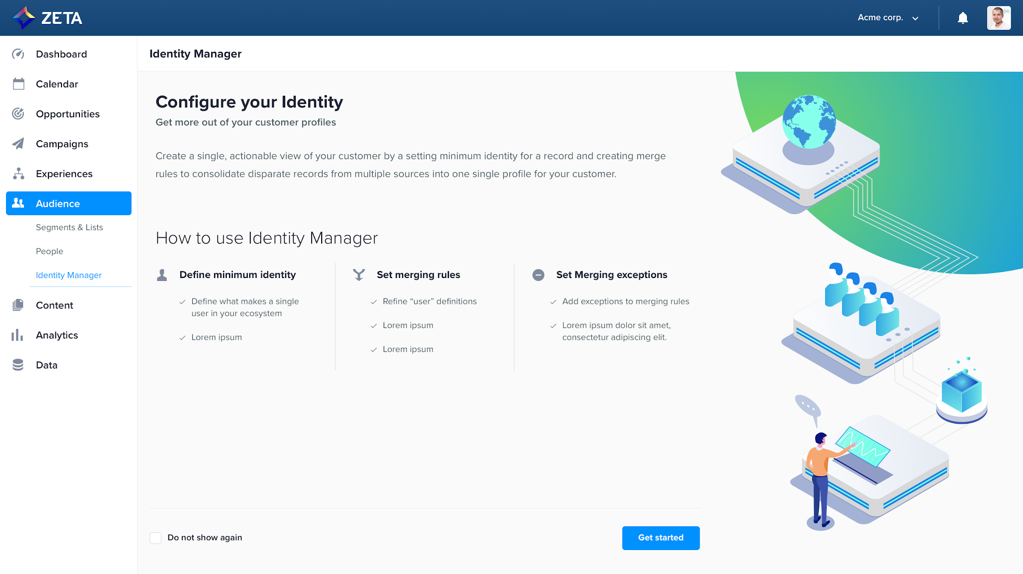 zeta marketing platform regles deduplication merging 1