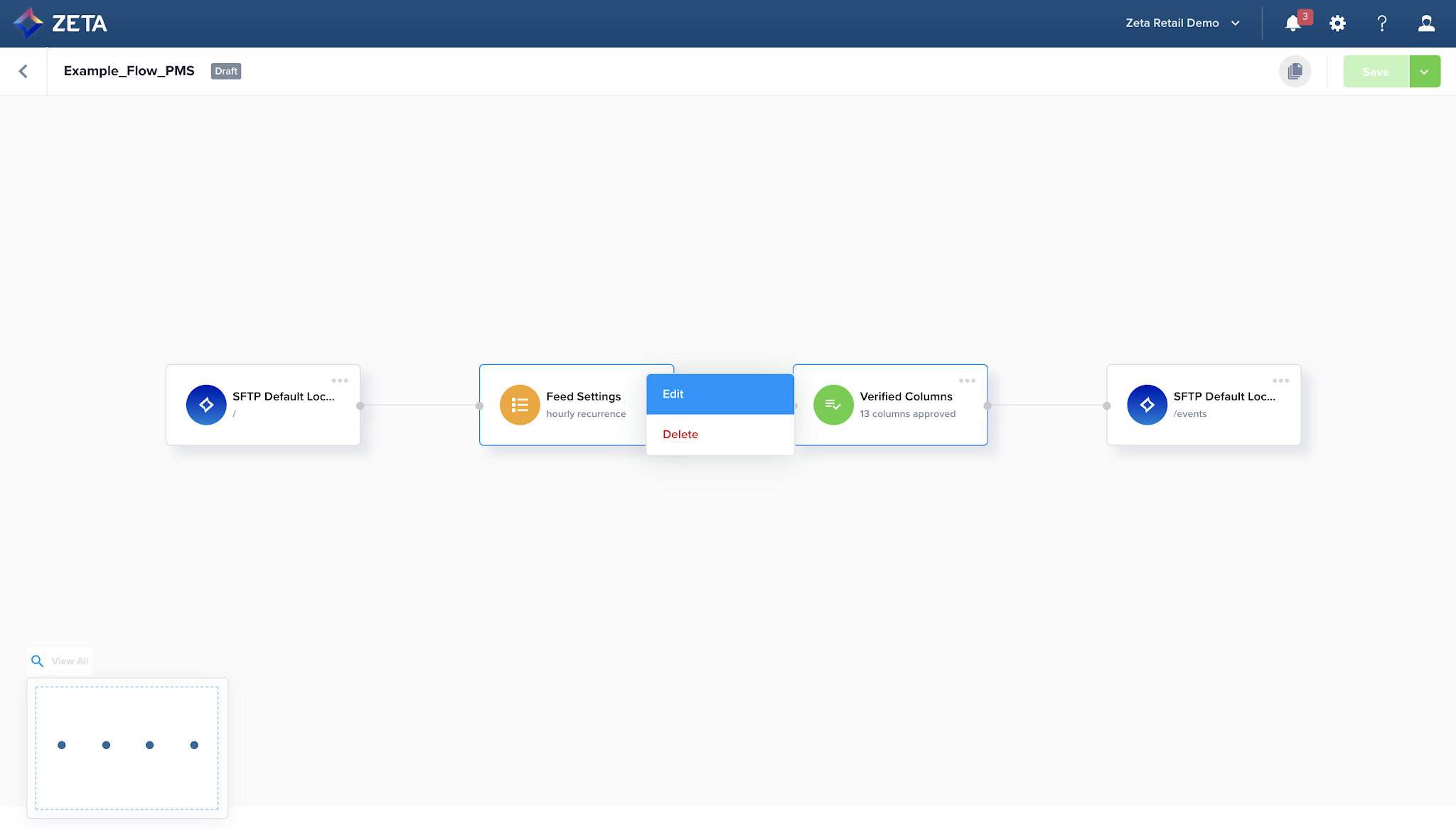 zeta marketing platform sftp