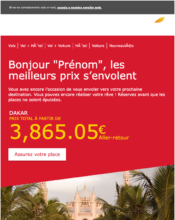 e-mailing - Marketing Acquisition - Panier abandonné - Iberia - 05/2023