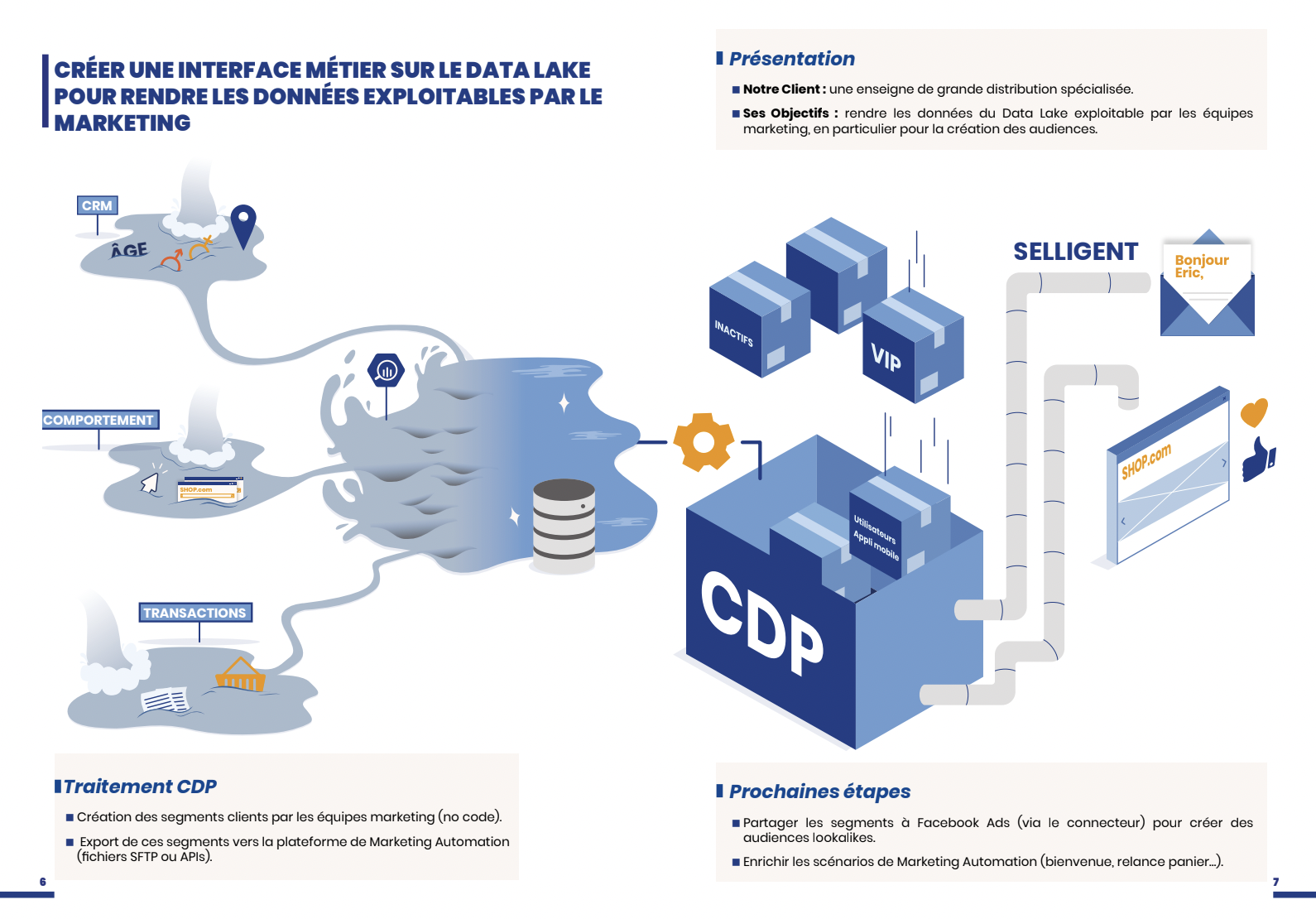 livre blanc cdp b2c cas usage interface metier data lake