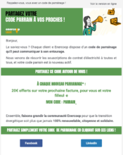 e-mailing - Marketing Acquisition - Parrainage - Enercoop - 06/2023