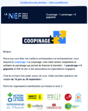 e-mailing - Marketing Acquisition - Parrainage - La Nef - 06/2023