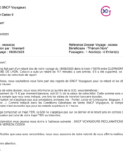 e-mailing - Service Clients - Réclamations - Suivi de demande - SNCF - 06/2023