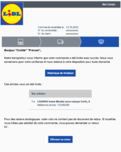 e-mailing - Alimentation - Grande distribution - 10/2023
