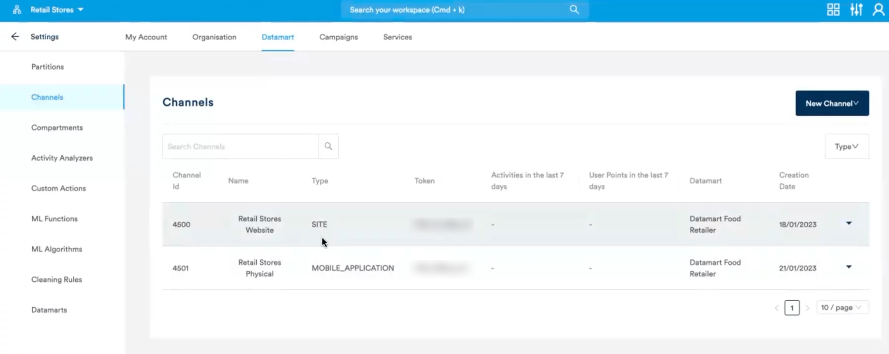 benchmark cdp mediarithmics connexions channels