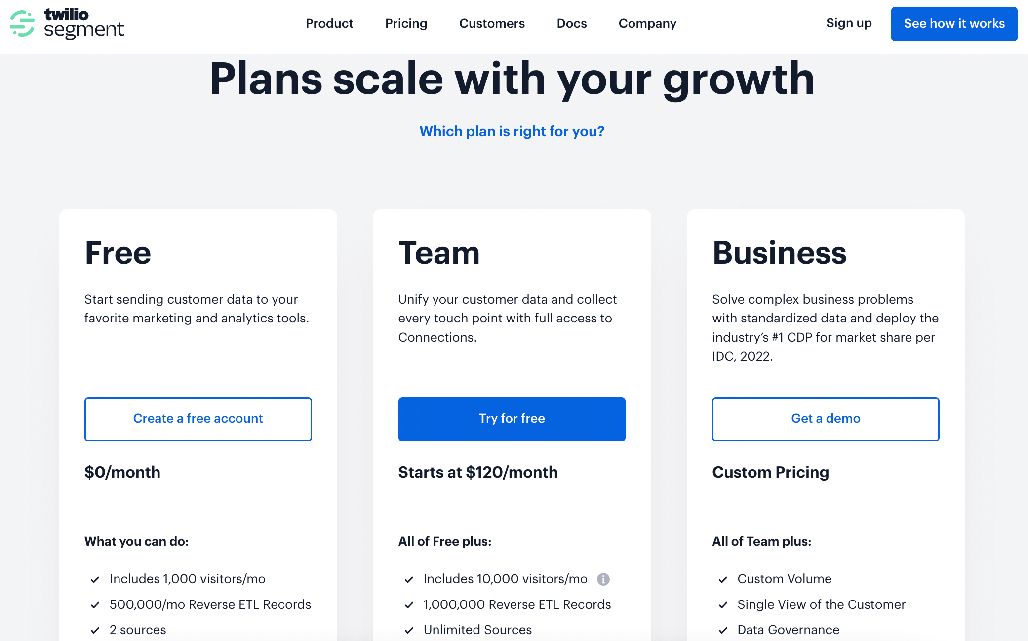 metrique saas exemple segment