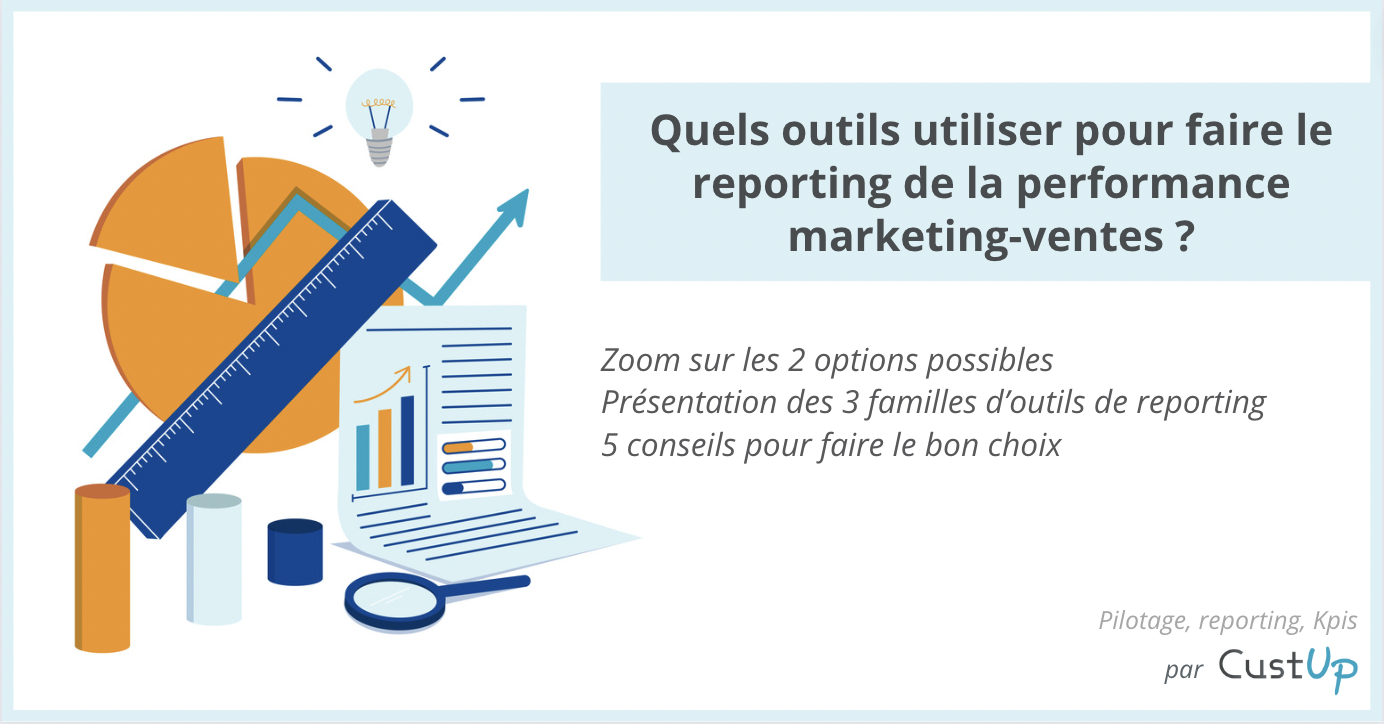outils reporting performance marketing ventes