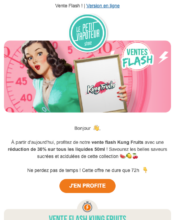 e-mailing - Marketing Acquisition - Ventes flash, soldes, demarque, promo, réduction - Le Petit Vapoteur - 11/2023