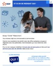 e-mailing - Marketing relationnel - Newsletter - EDF - 11/2023