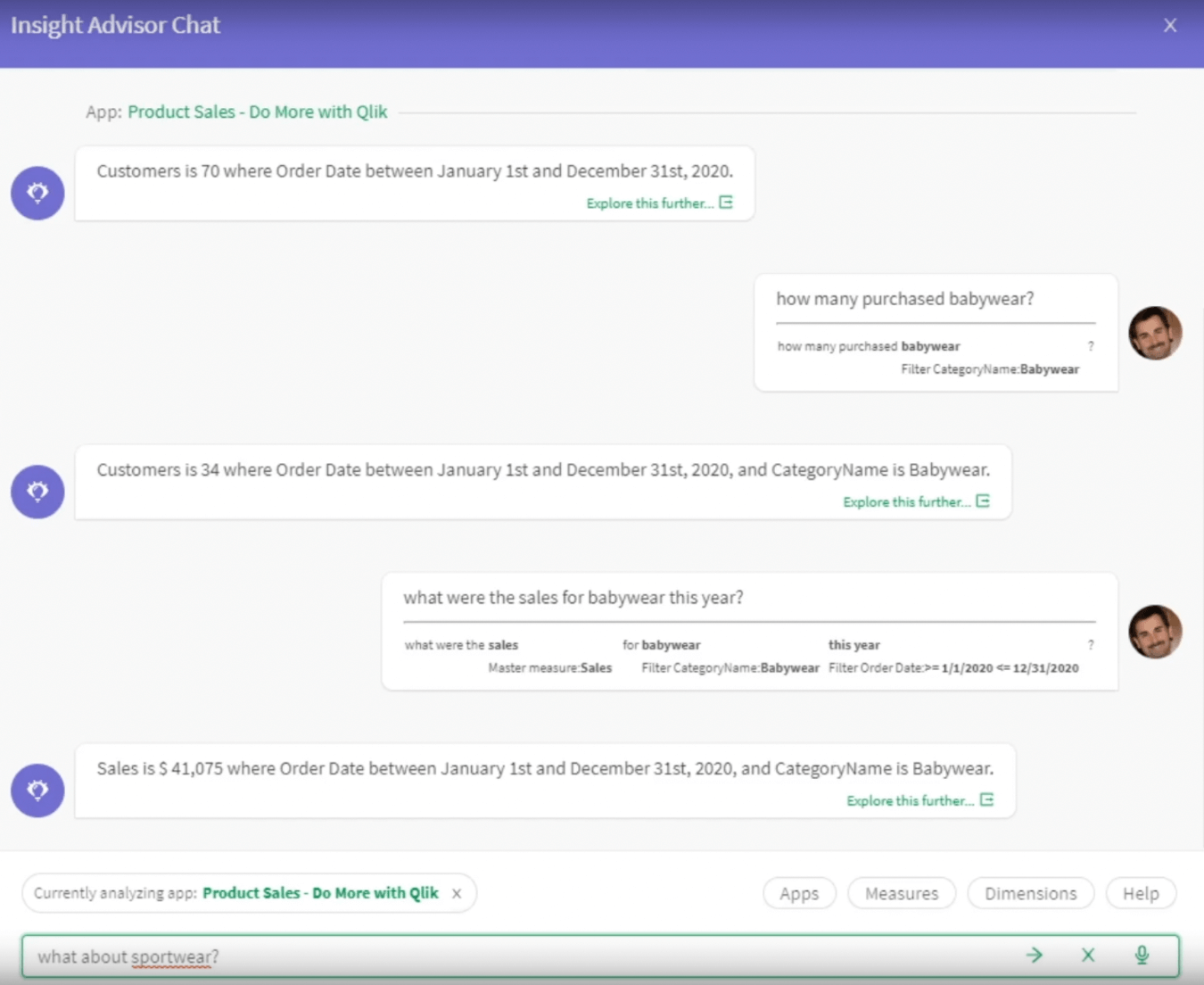 cas usage intelligence artificielle gestion donnees clients exemple qlick 1