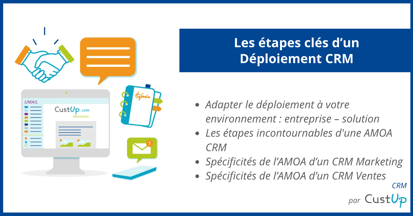 etapes cles deploiement crm