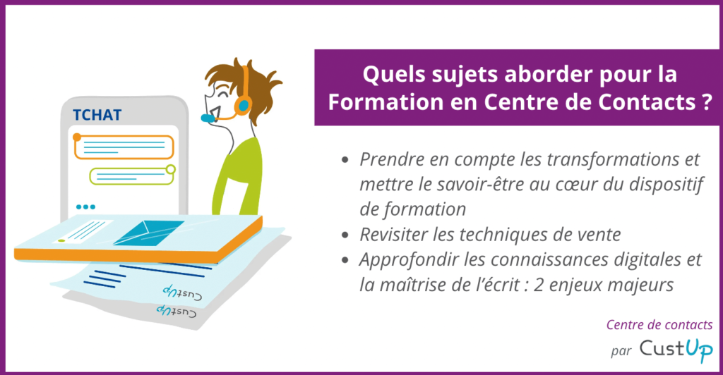 sujet formation centre de contact