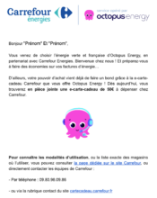 e-mailing - Marketing relationnel - Bienvenue - Welcome - Octopus - 02/2024