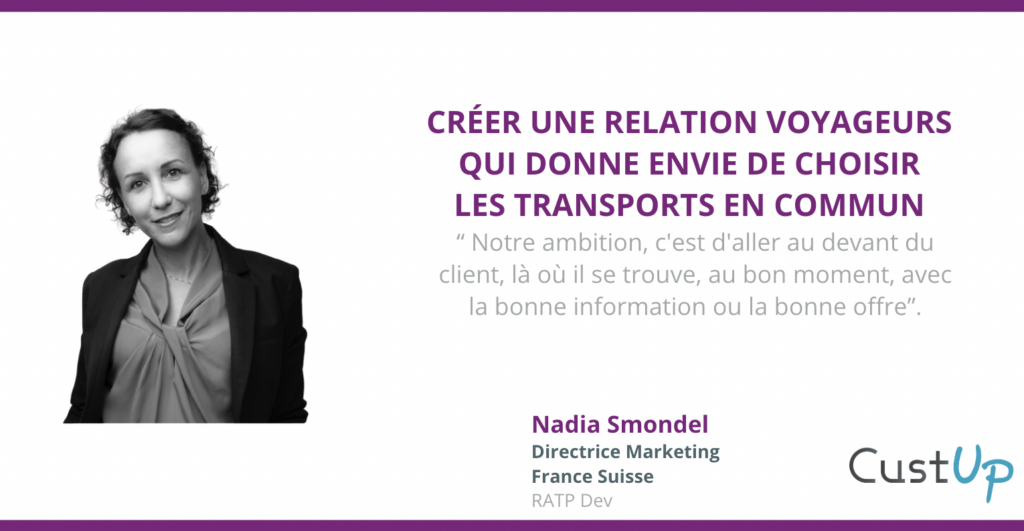 temoignage nadia smondel ratp dev relation voyageurs