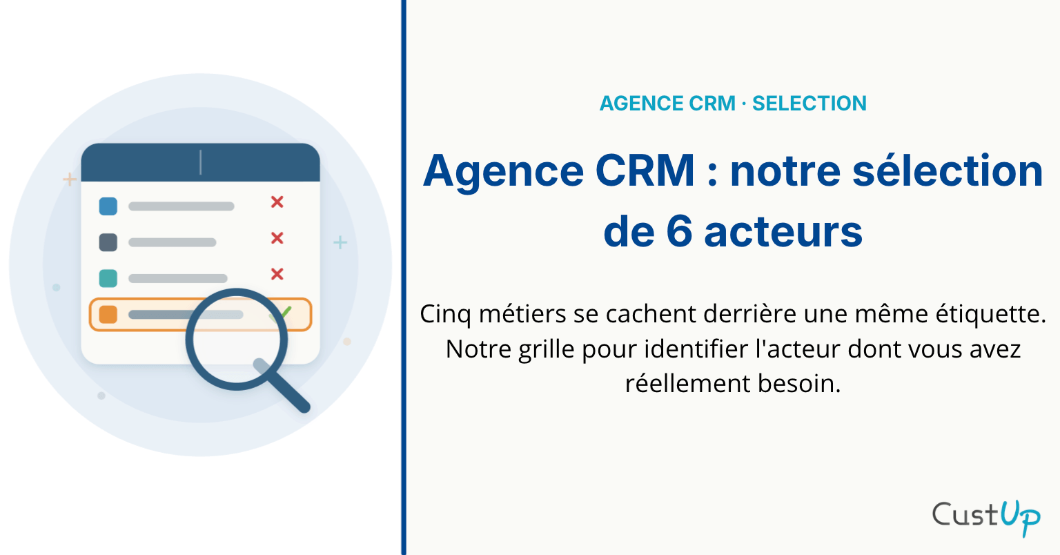 Top Agences CRM : Notre Sélection de 6 Acteurs pour votre Projet