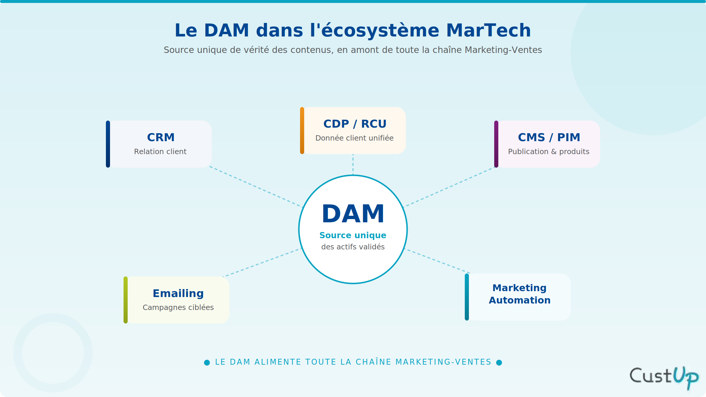 Digital Asset Management dans l'écosystème Martech